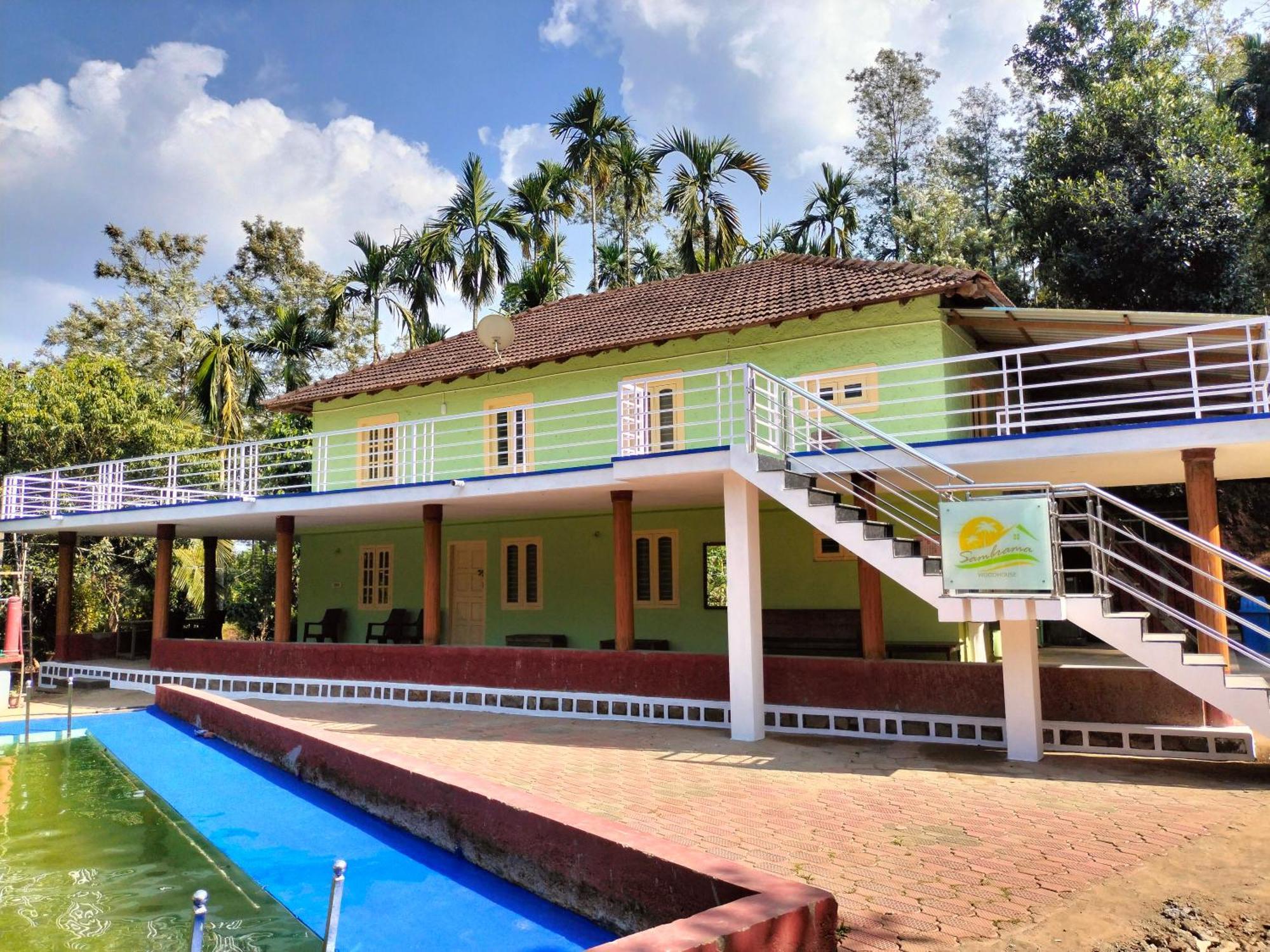 Villa Sambrama Wood House Madikeri Esterno foto
