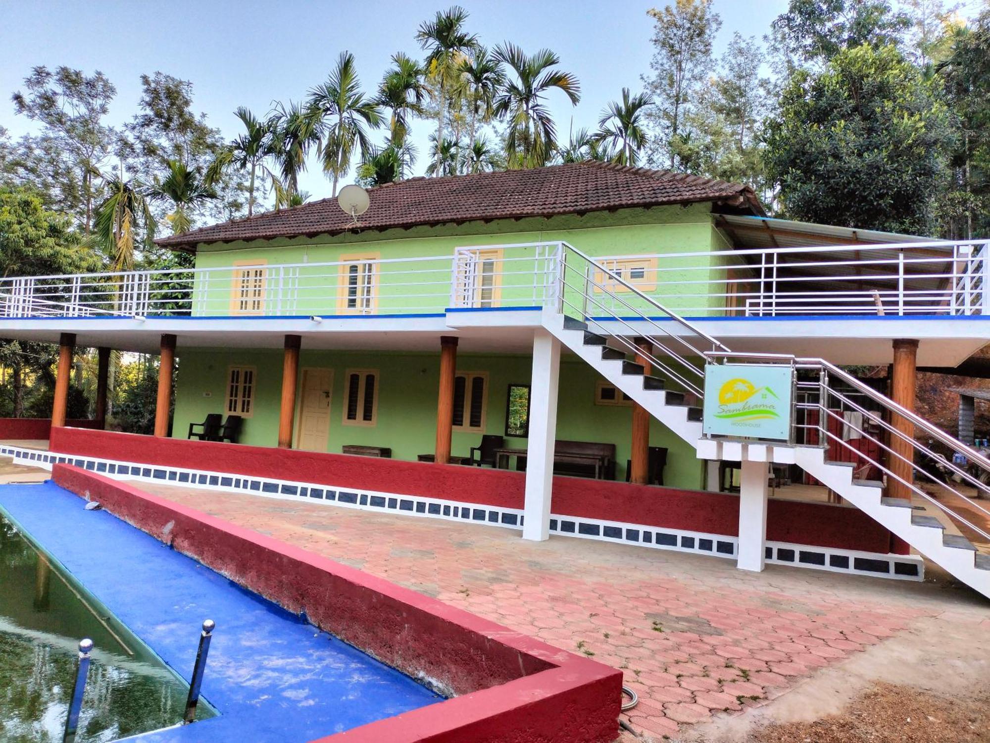 Villa Sambrama Wood House Madikeri Esterno foto